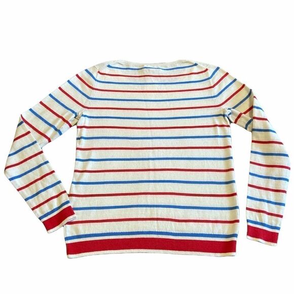WOMEN’S J. Crew Mercantile striped crew neck sweater Size XS - Picture 4 of 7